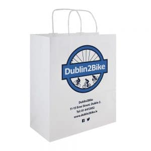 Dublin2Bike Paper Carrier Bag | Bagprint.ie