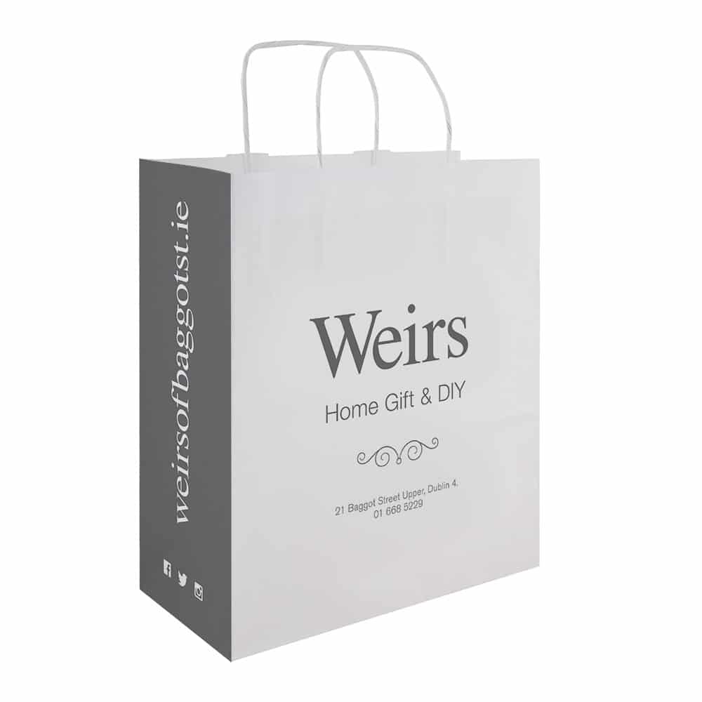 Weirs Printed Carrier Bags | Bagprint.ie