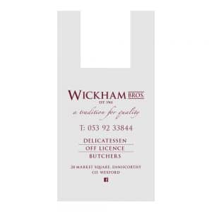 Wickham Bros Delicatessen Vest Bag | Bagprint.ie