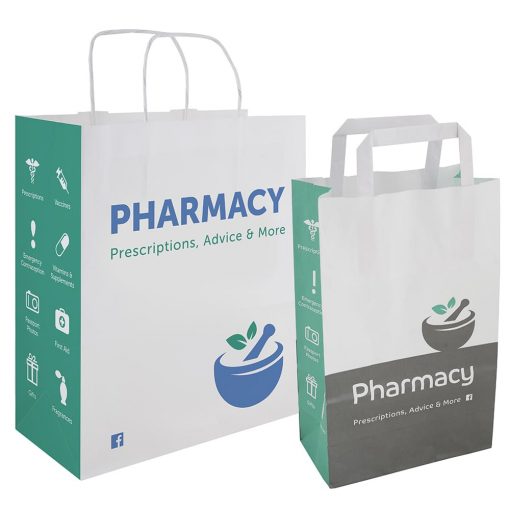 Stock Pharmacy Carrier bags 2019 | Bagprint.ie