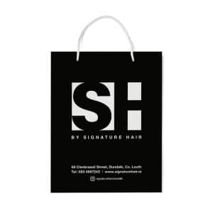 SH Luxury laminated rope handle bag