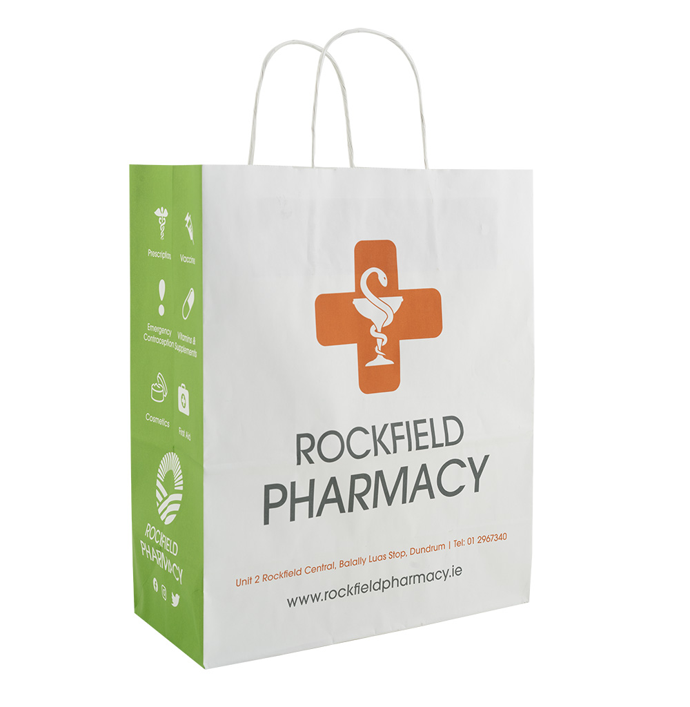 Pharmacy Carrier Bags | Bagprint.ie
